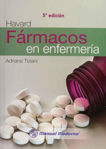 HAVARD: FARMACOS EN ENFERMERIA, de Adriana Tiziani | portada del libro