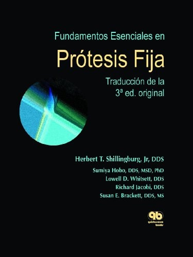 FUNDAMENTOS DE PROTESIS FIJAS, de Herbert T. Shillingburg | portada del libro