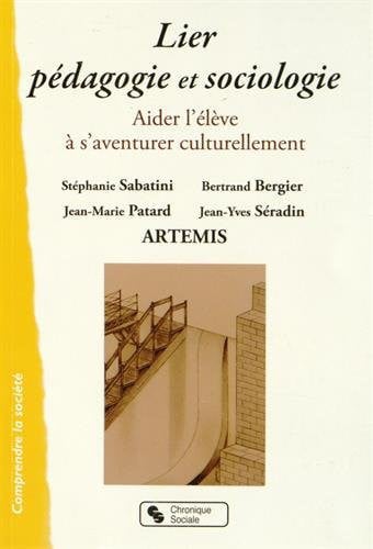 LIER PEDAGOGIE ET SOCIOLOGIE, de ARTEMIS | portada del libro