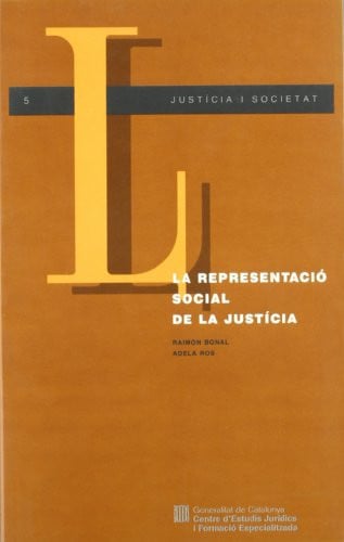 representació social de la just¡cia/La, de BONAL | portada del libro