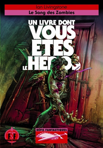 LE SANG DES ZOMBIES, de Ian Livingstone | portada del libro