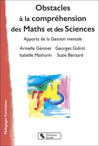 APPORTS DE LA GESTION MENTALE A LA DIDACTIQUE DES SCIENCES E, de GENINET ARMELLE | portada del libro