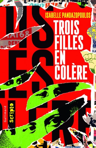 TROIS FILLES EN COLERE, de Isabelle Pandazopoulos | portada del libro