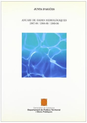 Anuari de dades hidrològiques. 1987-88, de AA.VV. | portada del libro