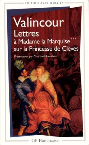 ETTRES A MADAME LA MARQUISE, de VALINCOUR | portada del libro
