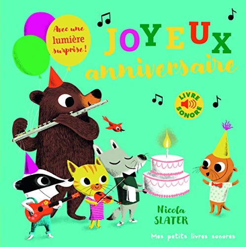 JOYEUX ANNIVERSAIRE, de Nicola Slater | portada del libro