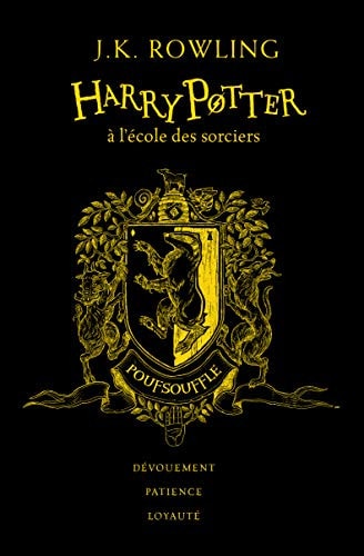 HARRY POTTER A L'ECOLE DES SORCIERS EDITION 20 ANS POUFSOUFF, de J.K. Rowling | portada del libro