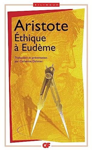 THIQUE A EUDEME, de ARISTOTE | portada del libro