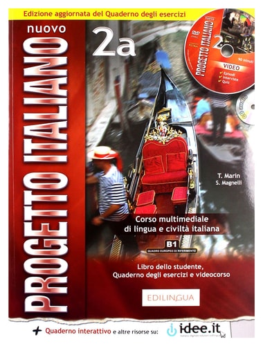 Nuovo Progetto Italiano 2a B1 (Libro dello studente Quaderno degli esercizi, de S. Magnelli | portada del libro