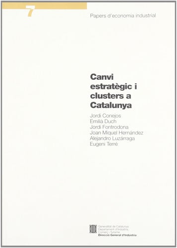 Canvi estratègic i clústers a Catalunya, de CONEJOS I SANCHO | portada del libro