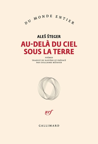 AU DELA DU CIEL SOUS LA TER, de Aleš Šteger | portada del libro