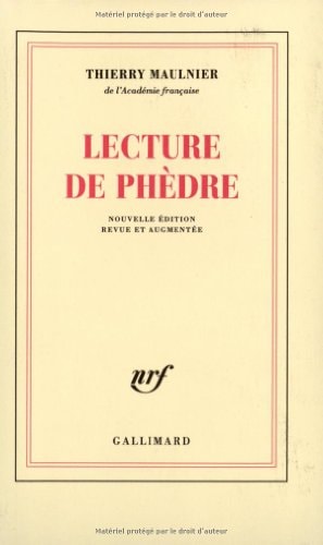 LECTURE DE PHEDRE, de Maulnier | portada del libro