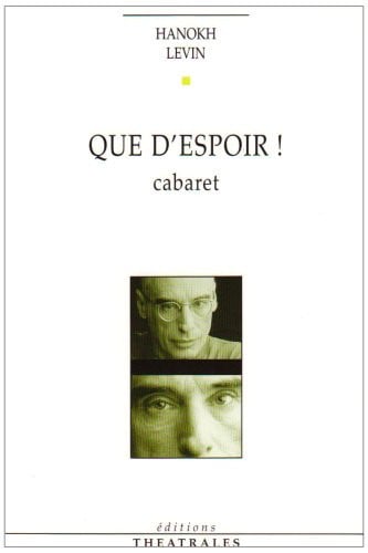 QUE D ESPOIR, de LEVIN HANOKH | portada del libro
