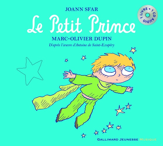 LE PETIT PRINCE LIVRE-CD, de Joann Sfar | portada del libro