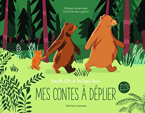 BOUCLE D'OR ET LES TROIS OURS, de Philippe Lechermeier | portada del libro