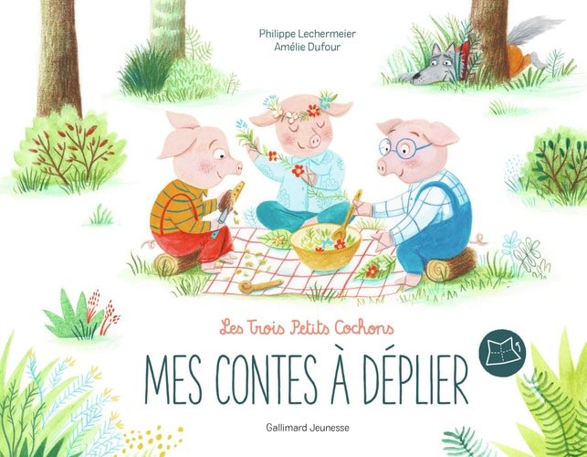LES TROIS PETITS COCHONS, de Philippe Lechermeier | portada del libro