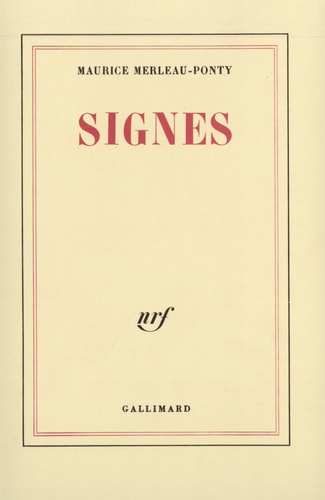 SIGNES, de Maurice Merleau-Ponty | portada del libro