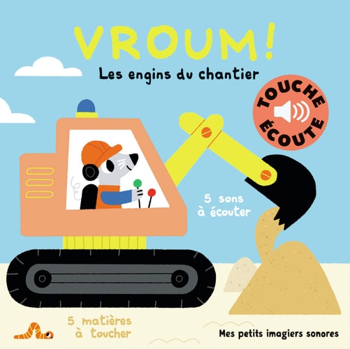 VROUM LES ENGINS DU CHANTIER, de Billet | portada del libro