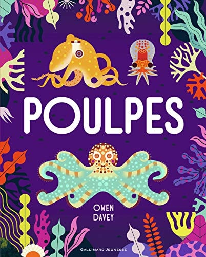 POULPES, de Owen Davey | portada del libro