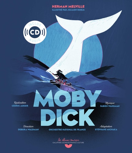MOBY DICK LIVRE-CD, de Herman Melville | portada del libro