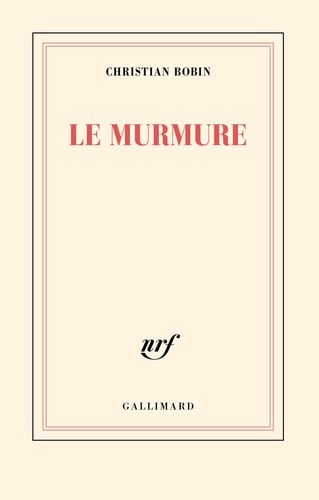 Le murmure, de Christian Bobin | portada del libro