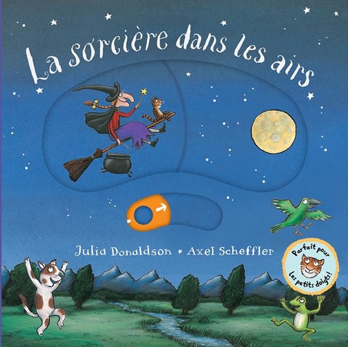 LA SORCIERE DANS LES AIRS LIVRE ANIME, de Julia Donaldson | portada del libro