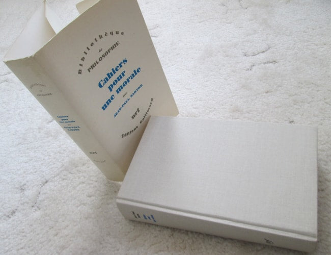 CAHIERS POUR UNE MORALE, de Sartre | portada del libro