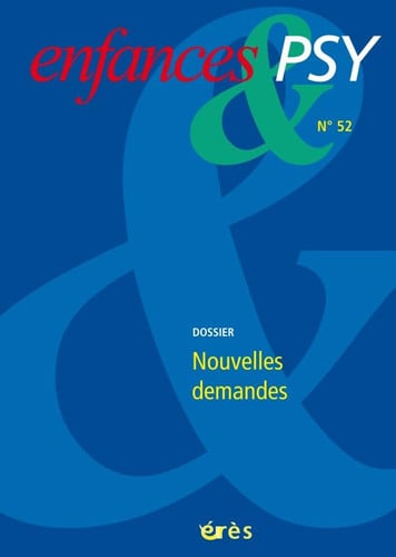 ENFANCES & PSY 052 NOUVELLES DEMANDES, de LE RUN#PELLOUX# | portada del libro