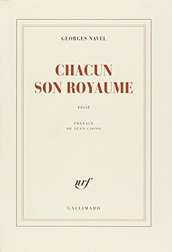 CHACUN SON ROYAUME, de Navel | portada del libro