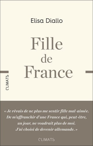FILLE DE FRANCE, de Elisa Diallo | portada del libro