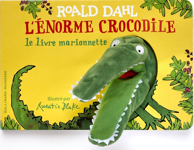 L'ENORME CROCODILE LIVRE MARIONNETTE, de Roald Dahl | portada del libro