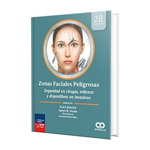 ZONAS FACIALES PELIGROSAS SEGURIDAD EN CIRUGIA RELLENOS Y, de ROHRICH | portada del libro