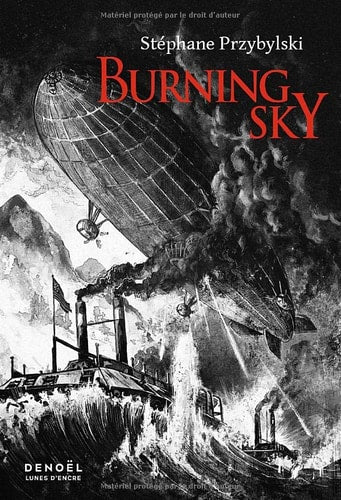 BURNING SKY, de Stéphane Przybylski | portada del libro