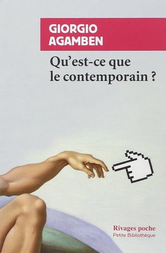 QU'EST CE QUE LE CONTEMPORAIN, de Giorgio Agamben | portada del libro