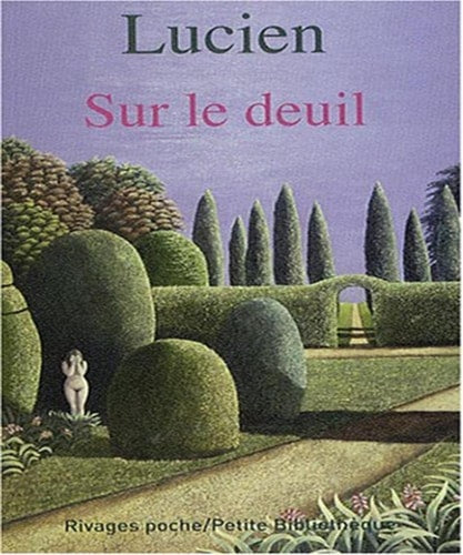 SUR LE DEUIL, de Lucien de Samosate | portada del libro