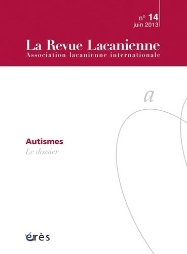 REVUE LACANIENNE 14 AUTISMES, de COLLECTIF | portada del libro