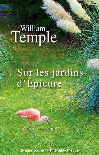 SUR LES JARDINS D'EPICURE, de William Temple | portada del libro