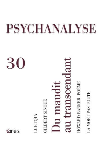 PSYCHANALYSE 30 DU MAUDIT AU TRANSCENDANT, de COLLECTIF | portada del libro