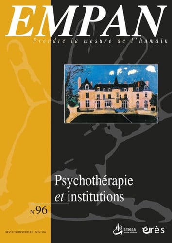 EMPAN 096 PSYCHOTHERAPIE ET INSTITUTION, de HORTONEDA PATRI | portada del libro