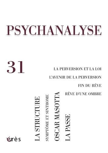 PSYCHANALYSE 31 LA PERVERSION ET LA LOI, de COLLECTIF | portada del libro