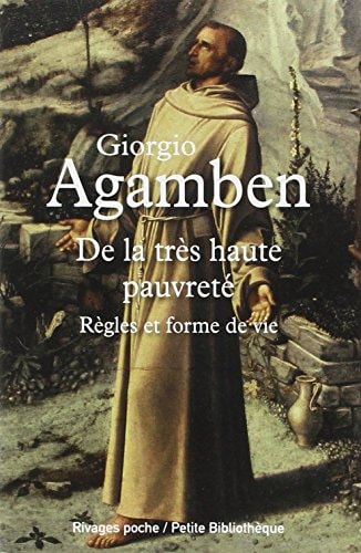 DE LA TRES HAUTE PAUVRETE, de Giorgio Agamben | portada del libro