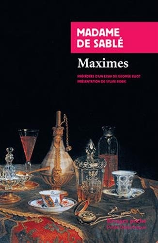 MAXIMES, de Madeleine de Souvré de Sablé | portada del libro
