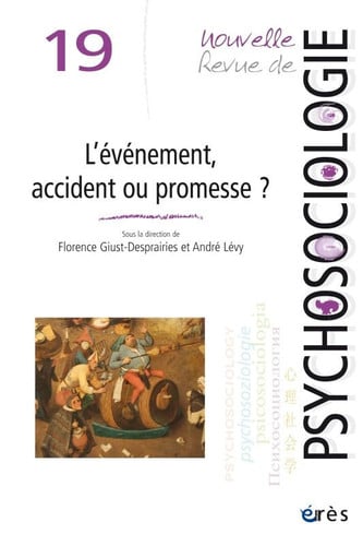 NRP 19 L'EVENEMENT ACCIDENT OU PROMESSE ?, de COLLECTIF | portada del libro