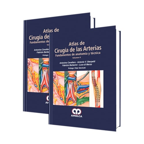 ATLAS DE CIRUGIA ARTERIAL TOMO I Y II | portada del libro