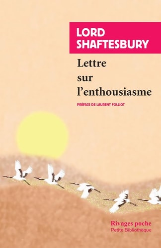 LETTRE SUR LENTHOUSIASME, de Anthony Ashley Cooper Shaftesbury (comte de).) | portada del libro