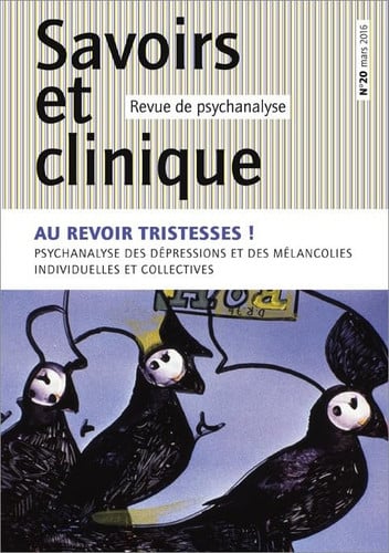 SAVOIRS ET CLINIQUE 20 AU REVOIR TRISTESSESA! PSYCHANALYSE D, de COLLECTIF | portada del libro