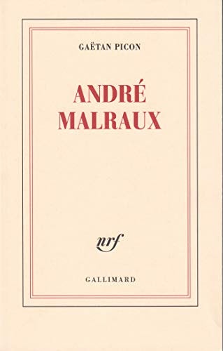 ANDRE MALRAUX, de Picon | portada del libro