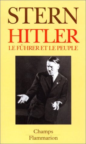 ITLER, LE FURHER ET LE PEUPLE, de STERN J.P | portada del libro