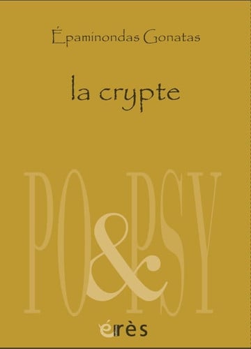 LA CRYPTE, de GONATAS EPAMINO | portada del libro