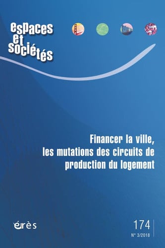 ESPACES ET SOCIETES 174 FINANCER LA VILLE, de COLLECTIF | portada del libro